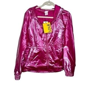 LOLE Ultralight Windbreaker Jacket Pink Size Large New With Tags